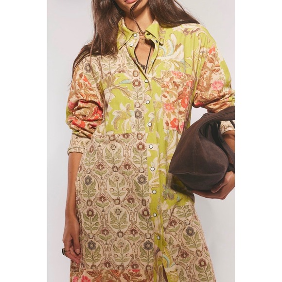 We The Free Merry Muse Midi Shirt size Med NWT - Picture 3 of 4